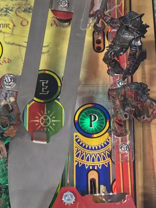 99% Perfect Original LOTR Pinball Machine With Topper - Image 15