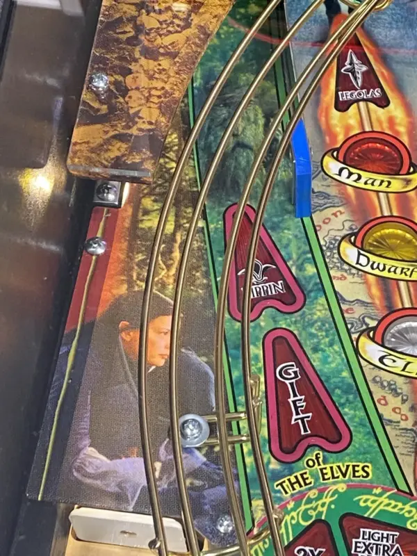99% Perfect Original LOTR Pinball Machine With Topper - Image 7