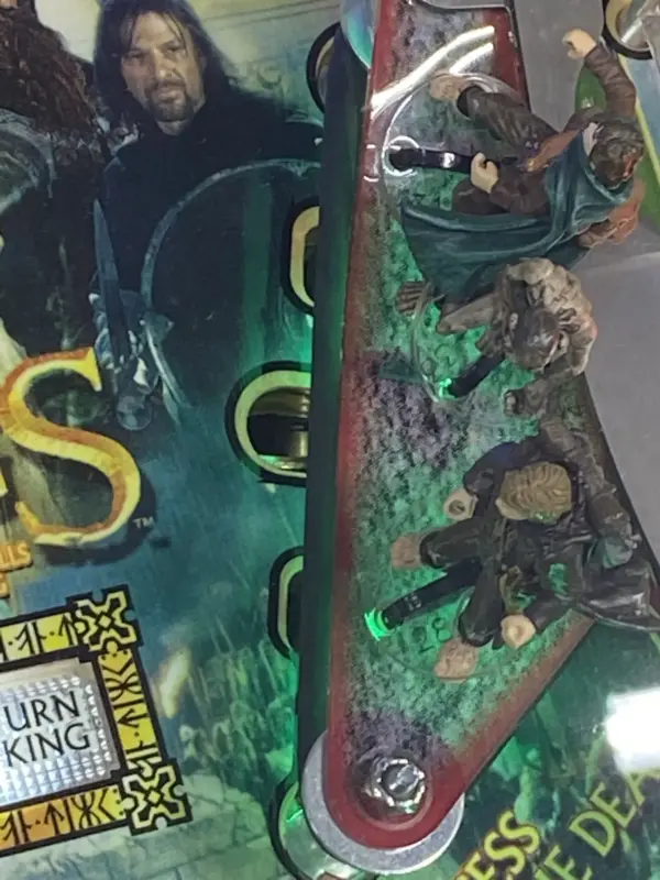 99% Perfect Original LOTR Pinball Machine With Topper - Image 6