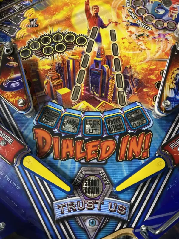 Jersey Jack Dialed In Pinball Machine 60 Plays Excellent Condition - Image 26