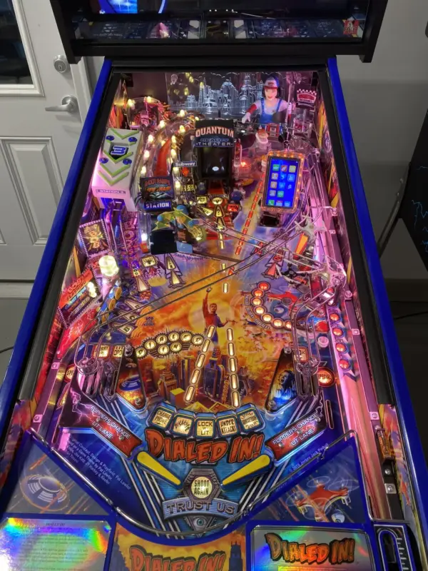 Jersey Jack Dialed In Pinball Machine 60 Plays Excellent Condition