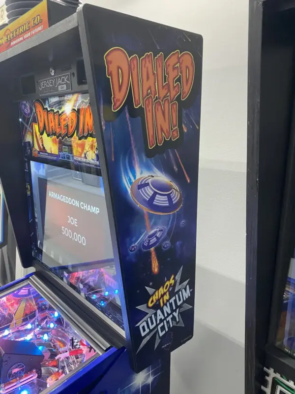 Jersey Jack Dialed In Pinball Machine 60 Plays Excellent Condition - Image 11