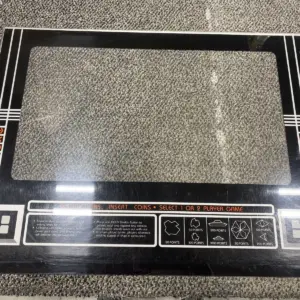 Used Original Atari Asteroids Deluxe Arcade Bezel Very Nice