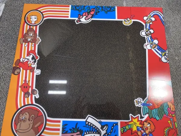 Scratched Donkey Kong Remix Arcade Bezel