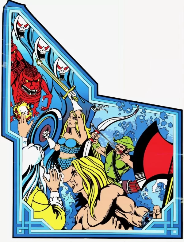 Atari Gauntlet Short Side Art