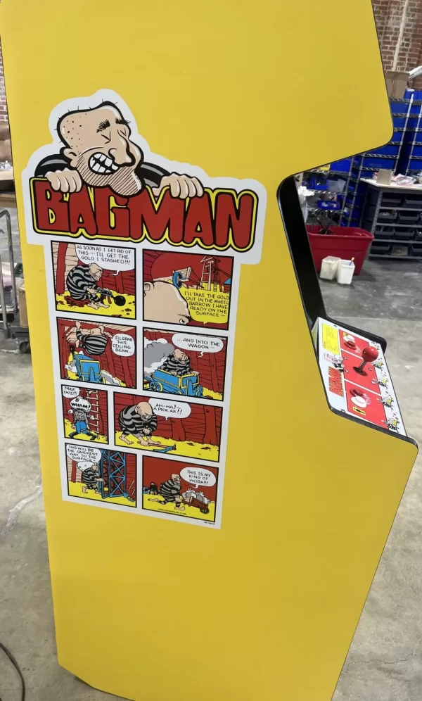 Bagman Arcade Side Art