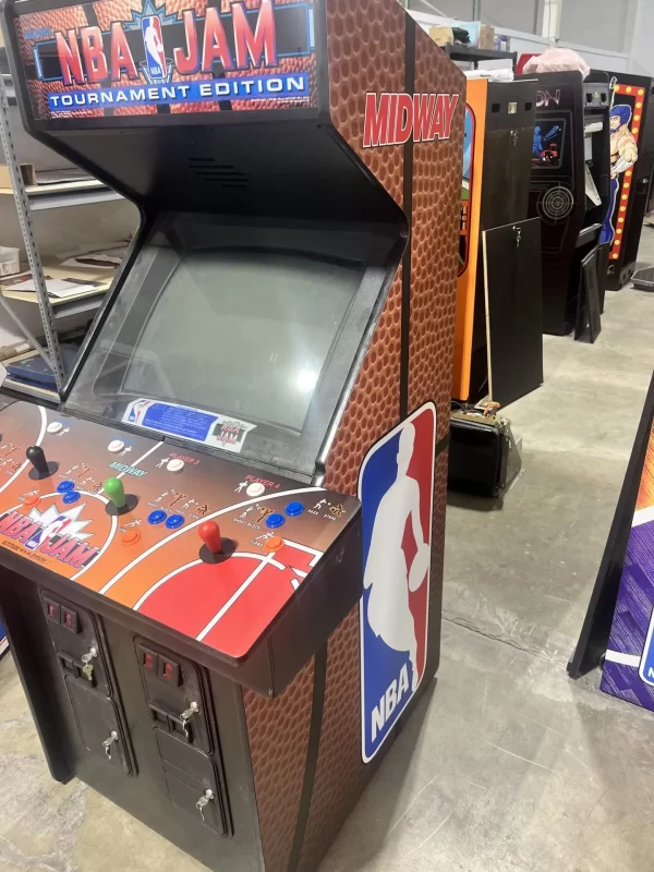 NBA Jams Arcade Side, Kickplate, and CP Box Art - Image 2