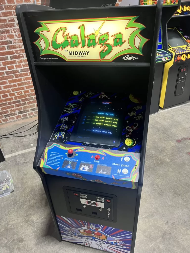 Restored Galaga Arcade Game