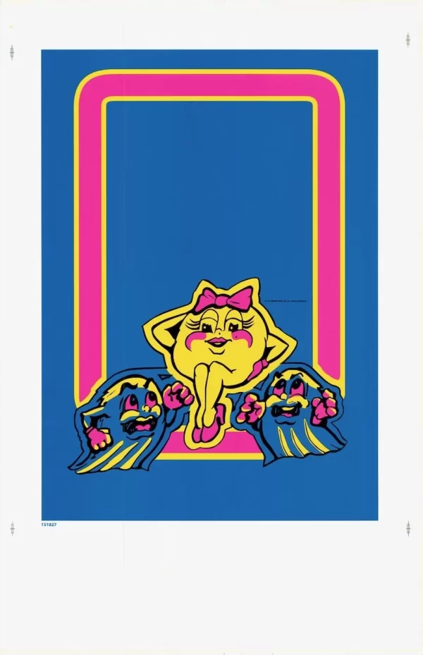 Ms Pac Man Arcade Side Art Set - Image 4