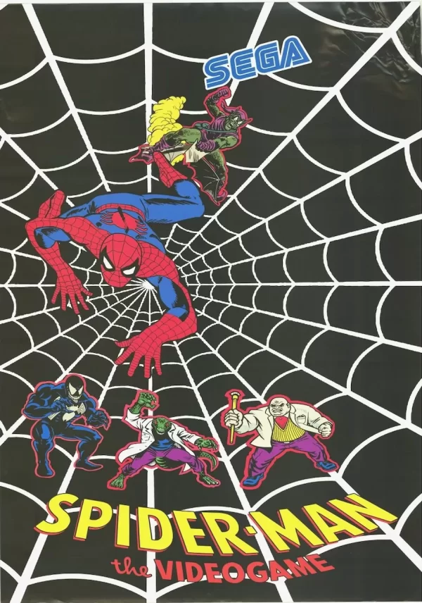 Spiderman Arcade Side Art