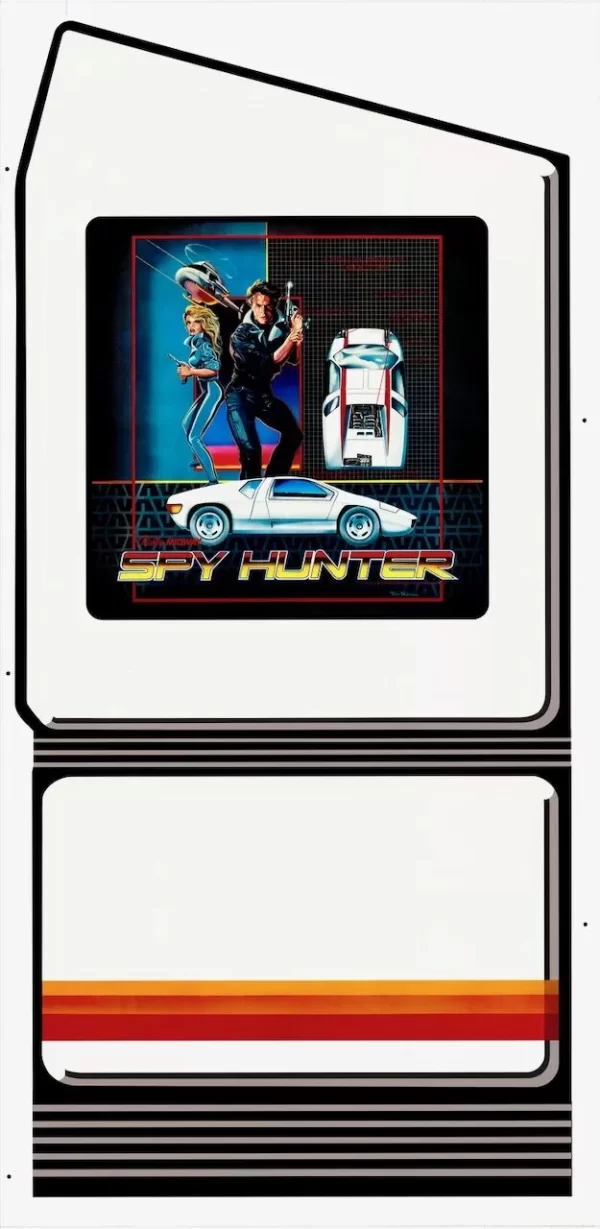 Spy Hunter Arcade Game Side Art FULL WRAP - Image 3