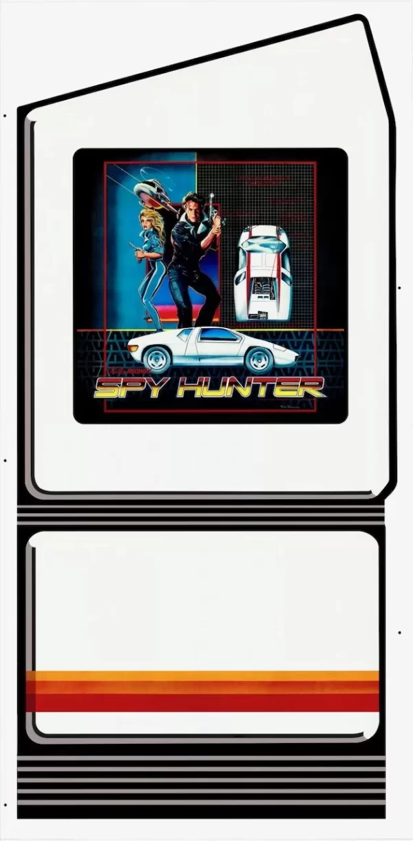 Spy Hunter Arcade Game Side Art FULL WRAP - Image 2