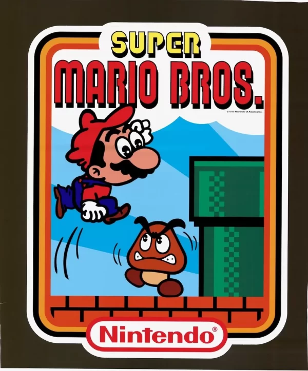 Super Mario Brothers Arcade Side Art