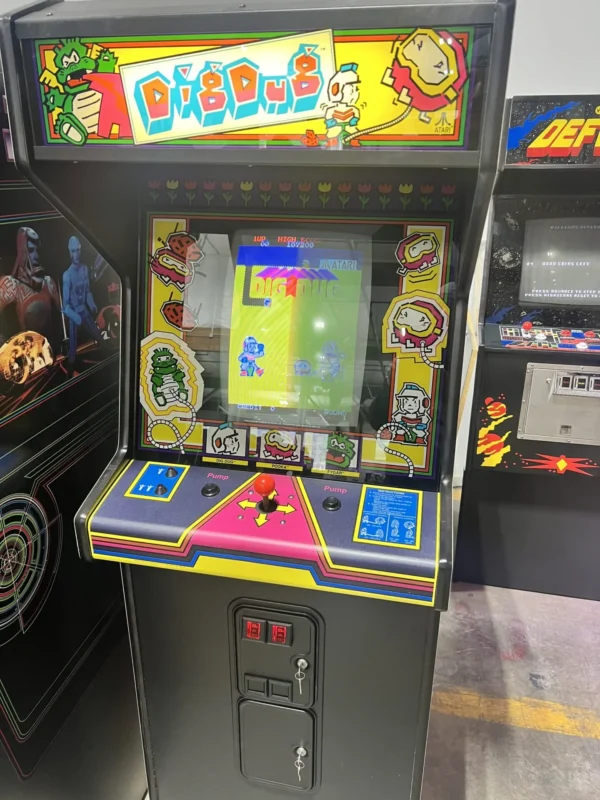 Restored Dig Dug Arcade Machine
