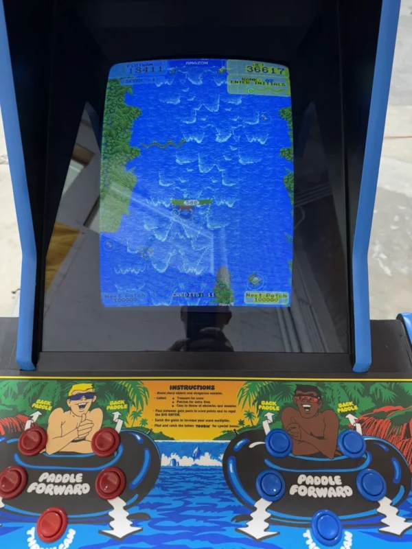 Restored Original Atari Toobin Arcade Game - Image 5