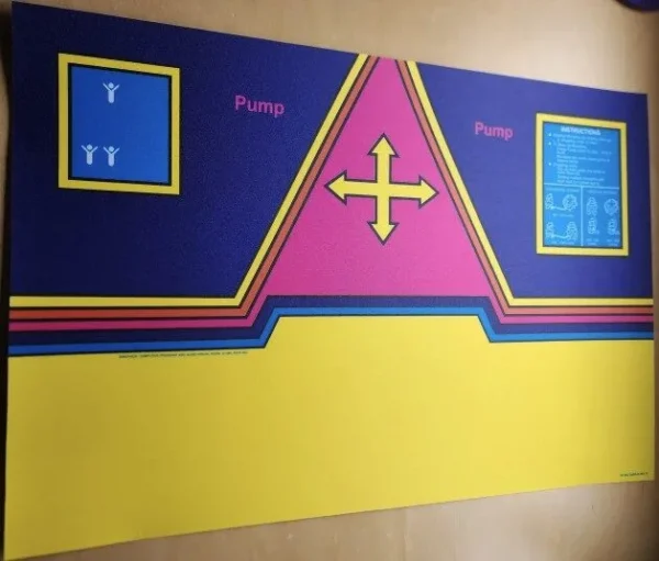 Dig Dug Upright Arcade CPO - Control Panel Overlay