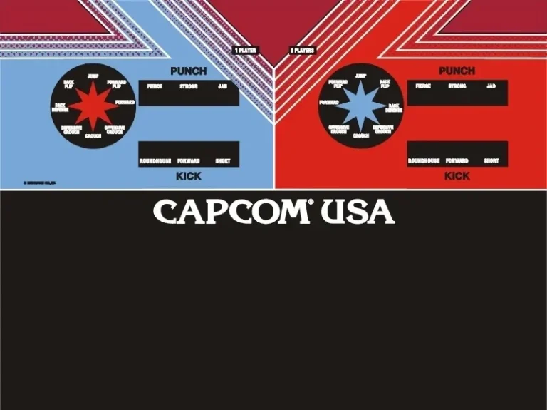 Street Fighter Arcade CPO- Control Panel Overlay