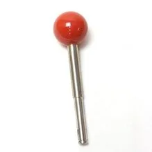 Reproduction Wico 4" Red Ball Joystick Handle with 3/8" shaft. Found in: Robotron Smash TV Total Carnage
