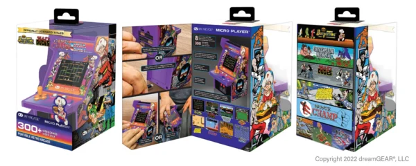 6.7" Data East Greatest Hits Portable Micro Player Arcade With 308 Games!