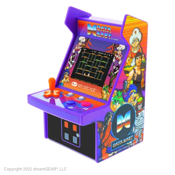 6.7" Data East Greatest Hits Portable Micro Player Arcade With 308 Games!