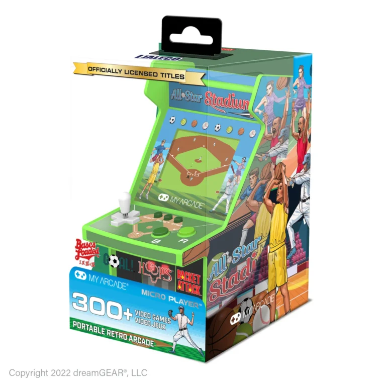 Jaleco All Star Micro Arcade Game With 307 Games