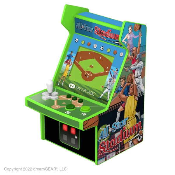 6.7" All Star Stadium Portable Micro Player Arcade With 307 Games!