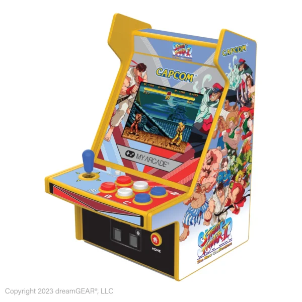 6.7" Capcom Portable Micro Pro Arcade Game Street Fighter 2 The New Challengers and Champion Edition