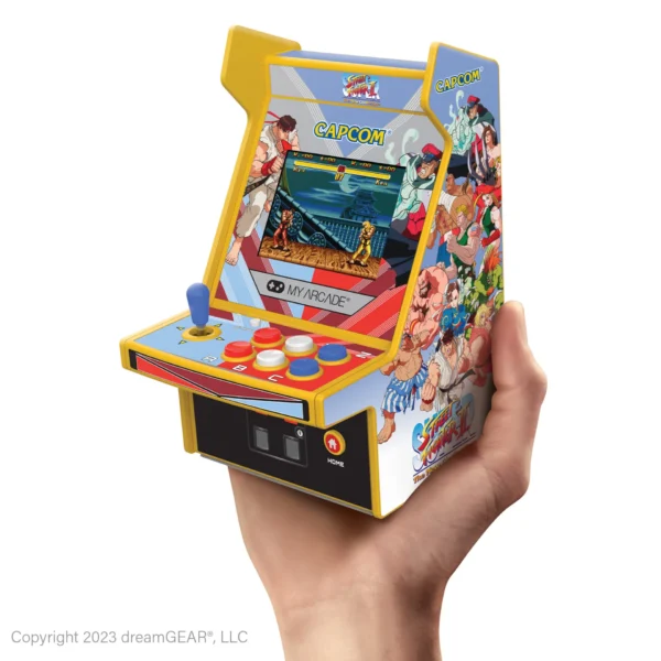 6.7" Capcom Portable Micro Pro Arcade Game Street Fighter 2 The New Challengers and Champion Edition