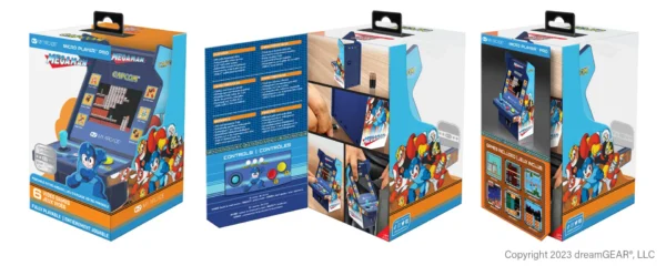 6.7" Capcom Mega Man Portable Micro Player Pro Arcade Game