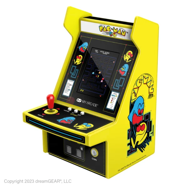 Collectible 6.7" Pac Man Micro Player Pro Portable Retro Arcade