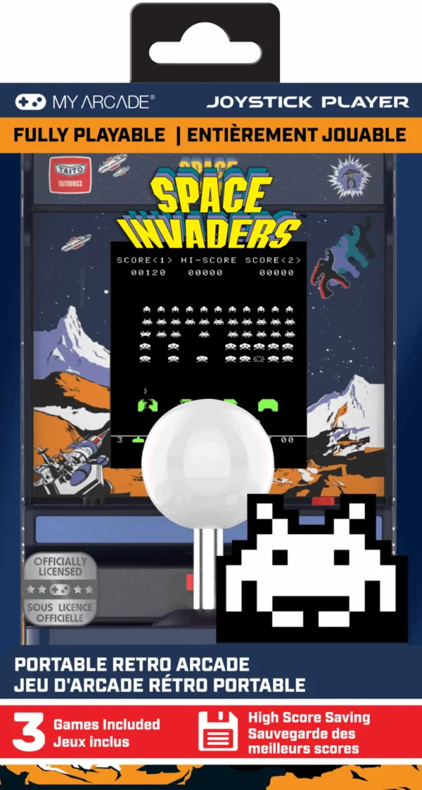 Collectible Mini Portable Space Invaders Retro Arcade Game