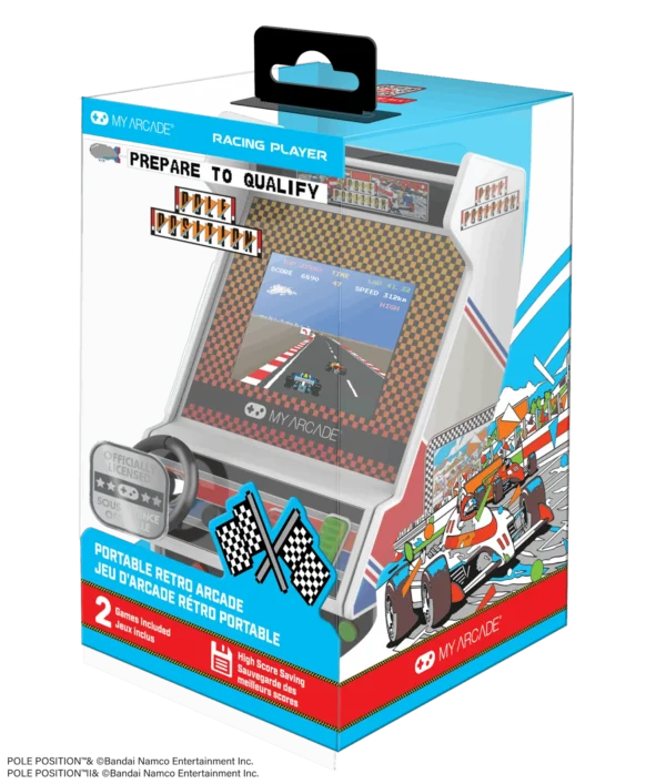 Pole Position Portable Retro Arcade Game