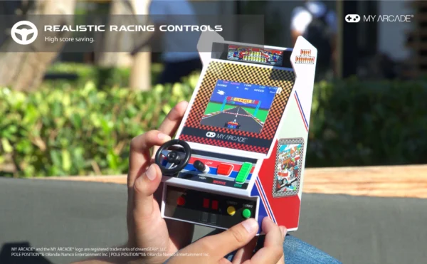 Pole Position Portable Retro Arcade Game