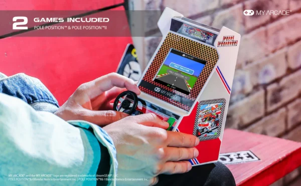 Pole Position Portable Retro Arcade Game
