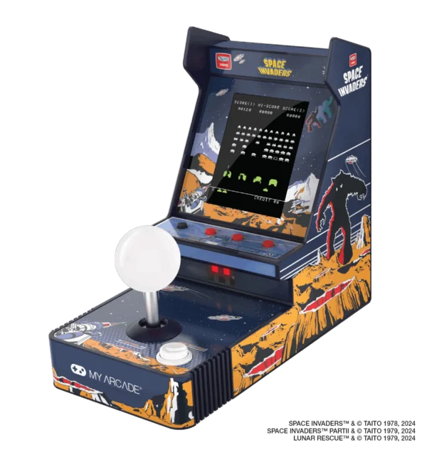 Collectible Mini Portable Space Invaders Retro Arcade Game