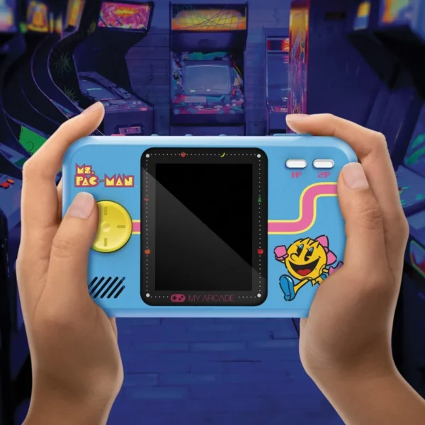 2.75" Ms Pac Man Hand Held Pocket Player Pro Portable Arcade Game