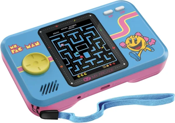 2.75" Ms Pac Man Hand Held Pocket Player Pro Portable Arcade Game