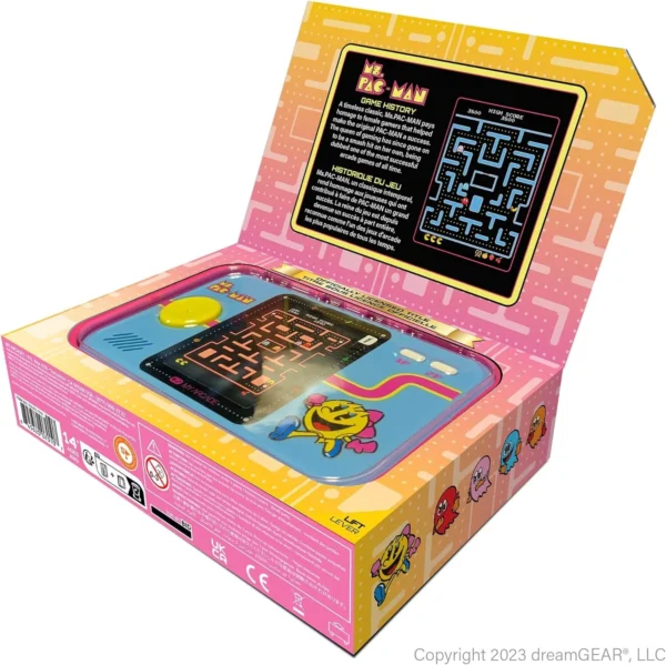 2.75" Ms Pac Man Hand Held Pocket Player Pro Portable Arcade Game
