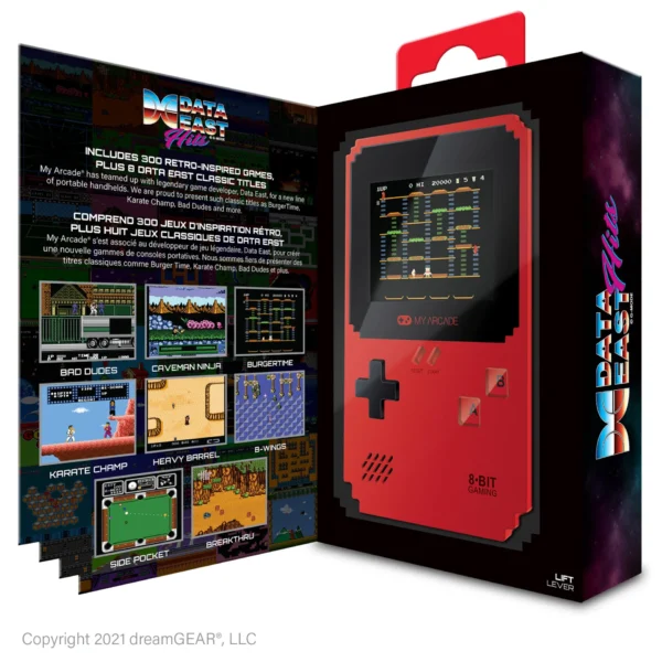Pixel Classic Data East Hits 308 Game Portable Arcade