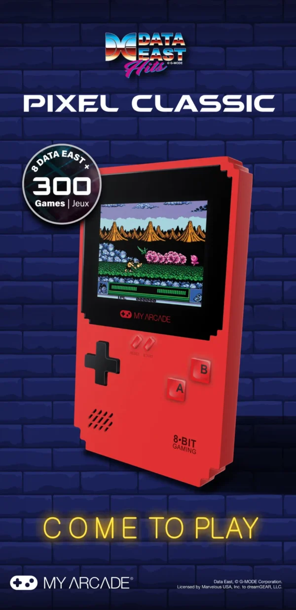 Pixel Classic Data East Hits 308 Game Portable Arcade