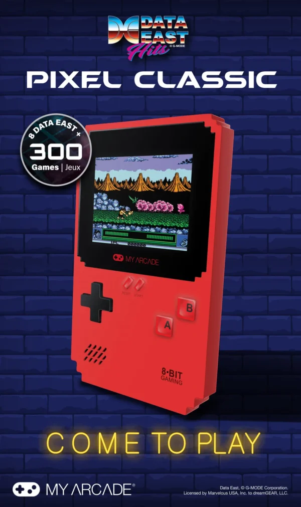 Pixel Classic Data East Hits 308 Game Portable Arcade