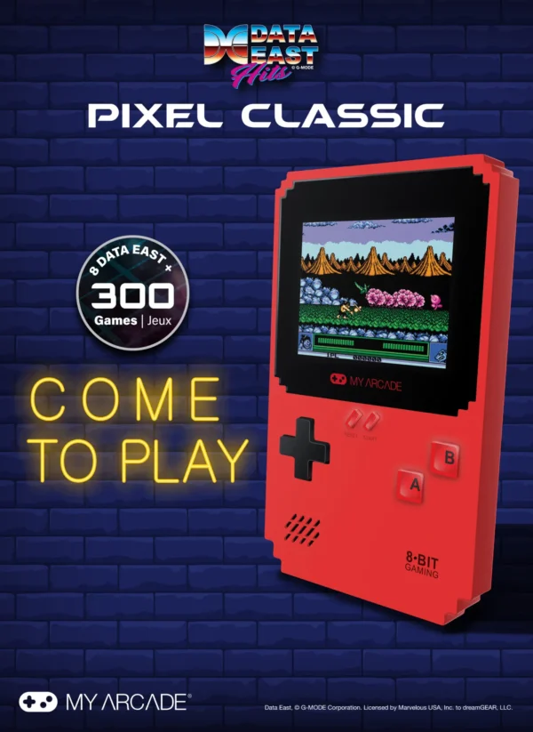Pixel Classic Data East Hits 308 Game Portable Arcade