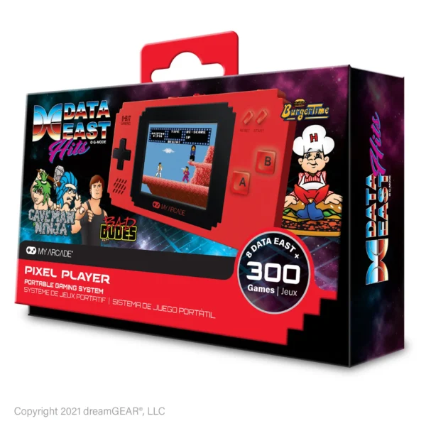 Pixel Player Data East Hits 308 Game Portable Arcade