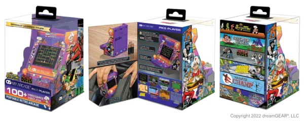 3.7" Data East Hits Ultra Compact Portable Pico Arcade 108 Games