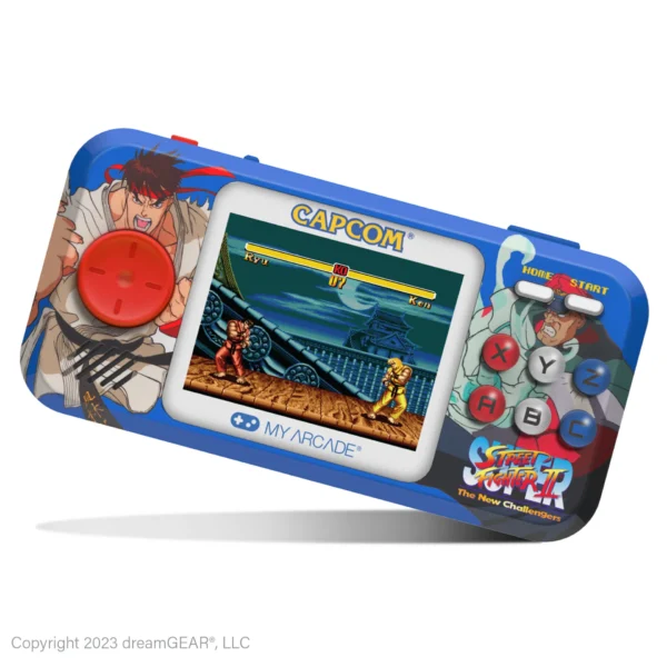 2.75" Street Fighter 2 Hand Held Pocket Player Pro Portable Arcade Game