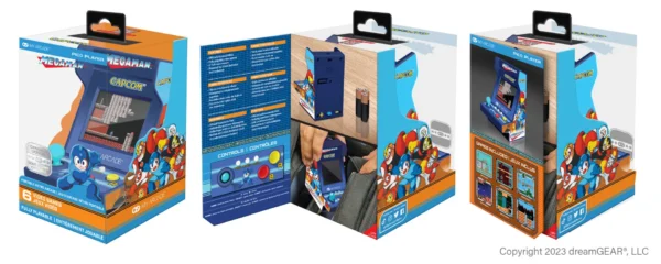 3.7" Capcom Mega Man Ultra Compact Portable Pico Arcade Game
