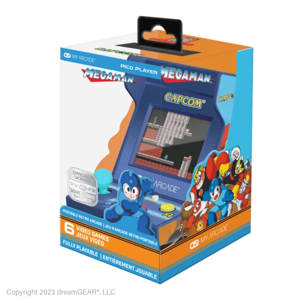 3.7" Capcom Mega Man Ultra Compact Portable Pico Arcade Game