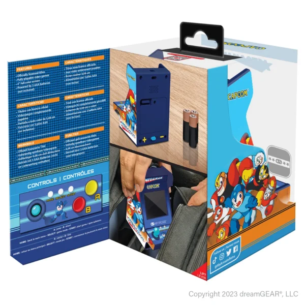 3.7" Capcom Mega Man Ultra Compact Portable Pico Arcade Game