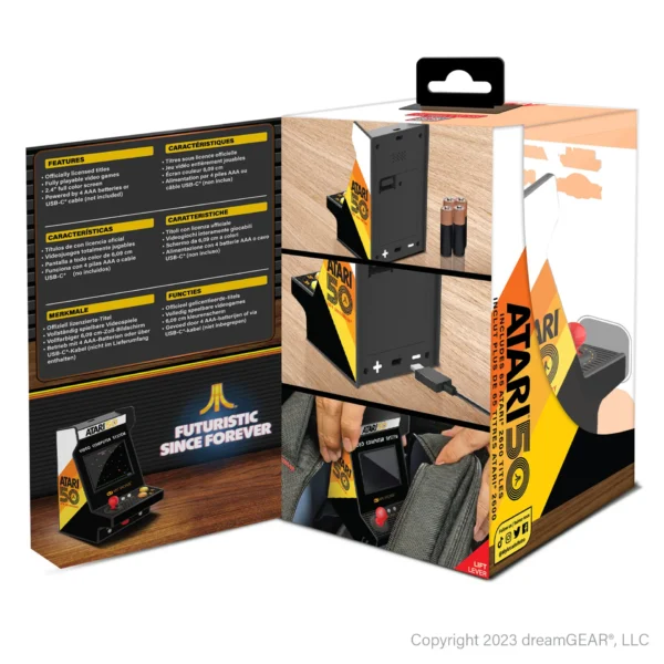 4.8" Atari Portable Nano Player Pro Arcade Play 75 Video Games Anywhere