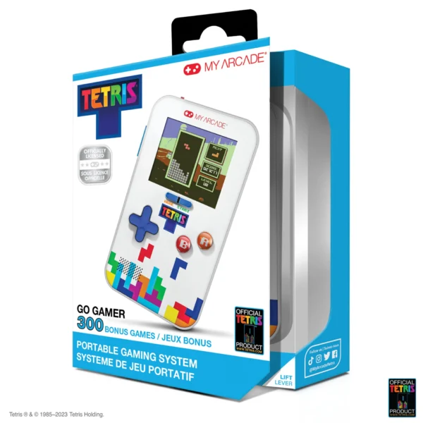 Go Gamer Tetris Portable Video Game System with 301 Games